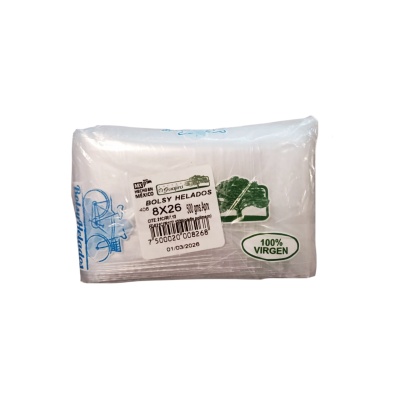 BOLSA P/BOLIS 8X26 PZ500GMS BU50PZ HELADO