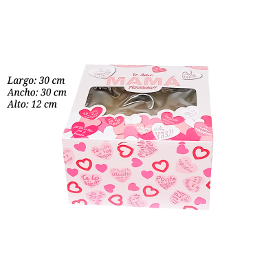 CAJA T/AMERICANO 30X30X12 CON VENTANA