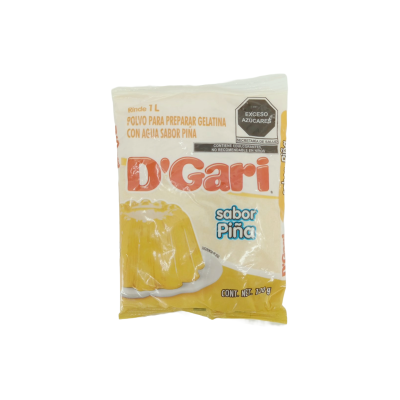 GELATINA DGARI SABOR PIÑA 50X120GR