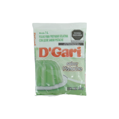 GELATINA DGARI PISTACHE 50X120GR