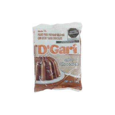 GELATINA DGARI CHOCOLATE 50X120GR