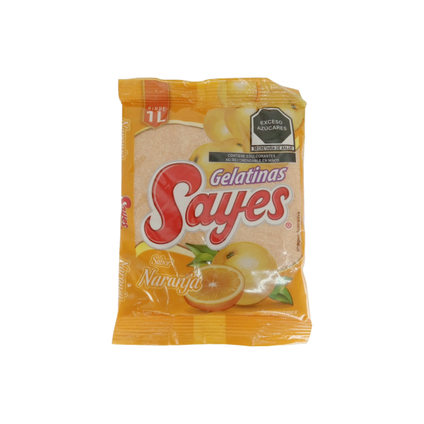 GELATINA SAYES NARANJA 50X120GR