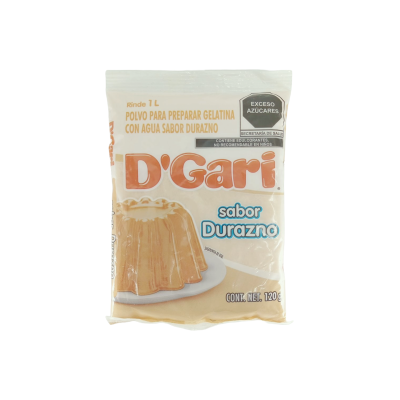 GELATINA DGARI DURAZNO 50X120GR