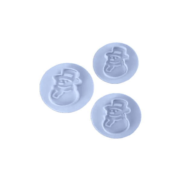 JGO CORTADOR EYECTOR MUÑECO DE NIEVE 3PZ 4-2977