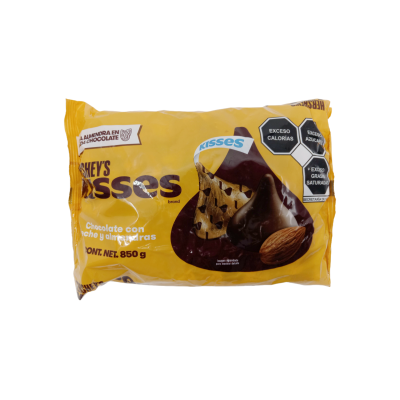 CHOCOLATE HERSHEY KISSES CON ALMENDRA 5X5PZ