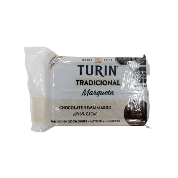 MARQUETA CHOCOLATE SEMIAMARGA TURIN 24X1KG 4854 6503