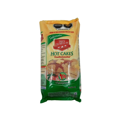 HARINA PARA HOT CAKES TRES ESTRELLAS 10X1KG