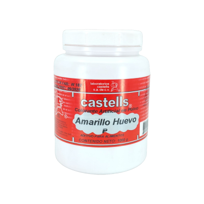 COLORANTE AMARILLO HUEVO CASTELLS 15X1KG
