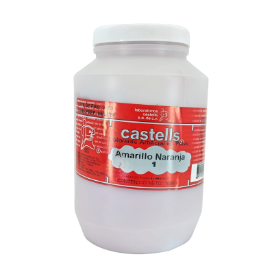 COLORANTE AMARILLO NARANJA CASTELLS 6X1KG