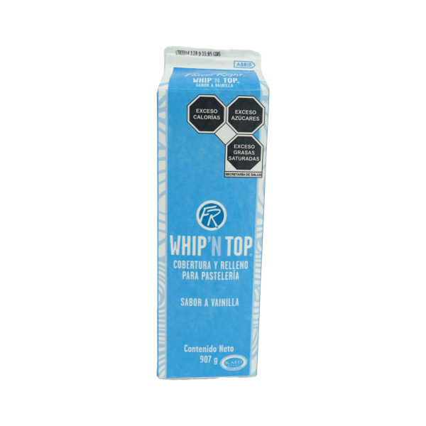 CHANTILLY WHIP TOP VAINILLA FLAVOR 12X907GR