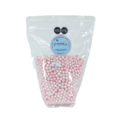 PERLA BICOLOR ROSA-BLANCO NO.10 DELUXE 1KG