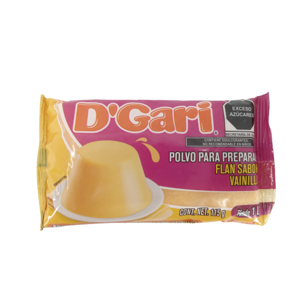 FLAN DGARI VAINILLA 50X115GR
