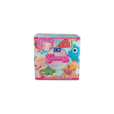KIT DE COLORES YUMMY VANILLE COUTURE ENCO 40GR