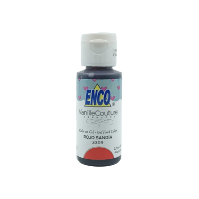 COLOR EN GEL ROJO SANDIA ENCO 40GR