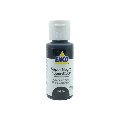 COLOR EN GEL SUPER NEGRO ENCO 40GR