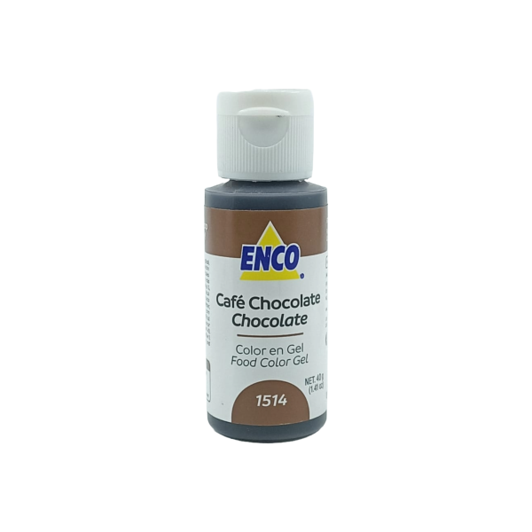 COLOR EN GEL CAFE CHOCOLATE ENCO 40GR