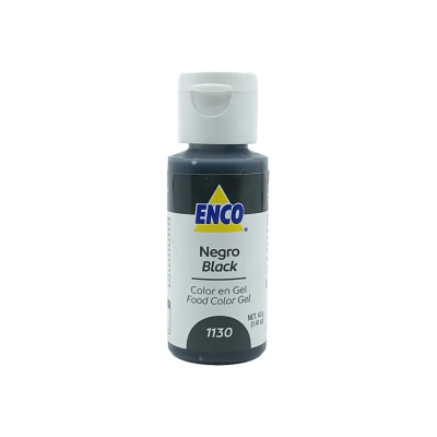 COLOR EN GEL NEGRO ENCO 40GR