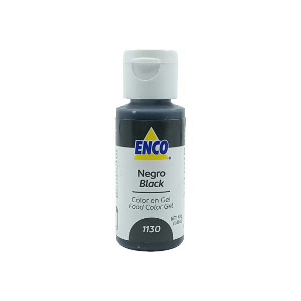 COLOR EN GEL NEGRO ENCO 40GR