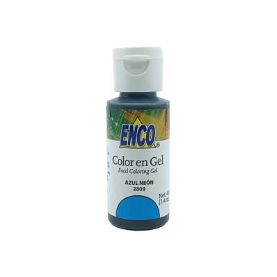 COLOR EN GEL AZUL NEON ENCO 40GR