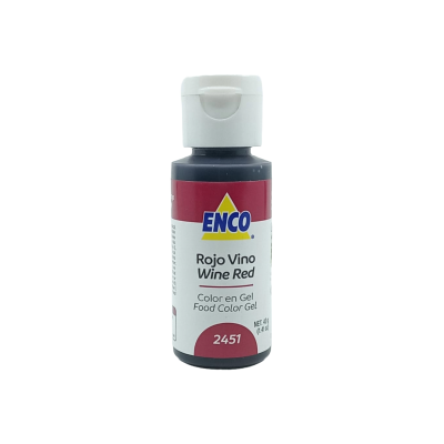 COLOR EN GEL ROJO VINO ENCO 40GR