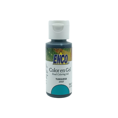 COLOR EN GEL TURQUESA ENCO 40GR