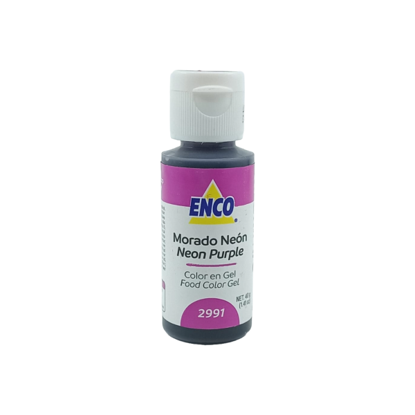 COLOR MORADO NEON EN GEL ENCO 40GR