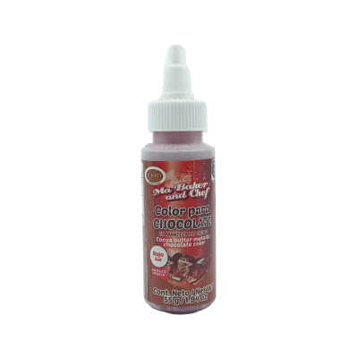 COLOR PARA CHOCOLATE ROJO METAL BAKER 55GR