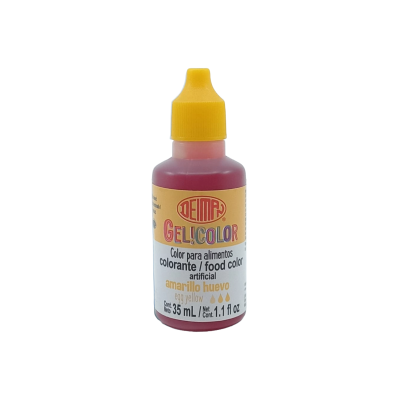 COLORANTE AMARILLO HUEVO GELICOLOR/DEIMAN 35ML
