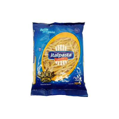 PASTA PLUMA CHICA 20X200GRS PASTA PLUMA CHICA 20X200GRS