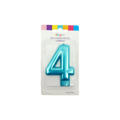 VELA N. 4 AZUL METALICO CND001081