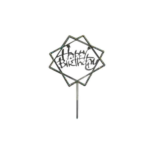 DECO ACRIL HAPPY BIRTHDAY CUADROS PLATA CTP000655