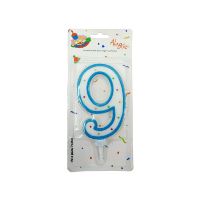 VEL N.9 DOTS Y ORILLA COLOR C/BASE 60940/9 MAX* VEL N.9 DOTS Y ORILLA COLOR C/BASE 60940/9 MAX*