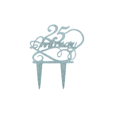 ADORNO 25 ANIVERSARIO PLATA  4-2869