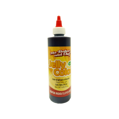 JELLY COLOR SUPER ROJO BAKER 250ML