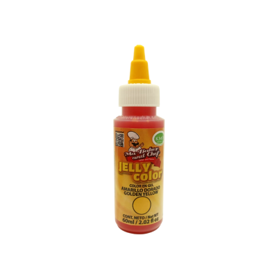 JELLY COLOR AMARILLO DORADO BAKER 60ML