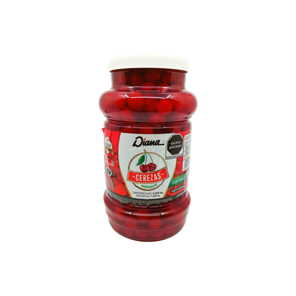 CEREZAS DIANA ROJA CON TALLO 4X3.400KG