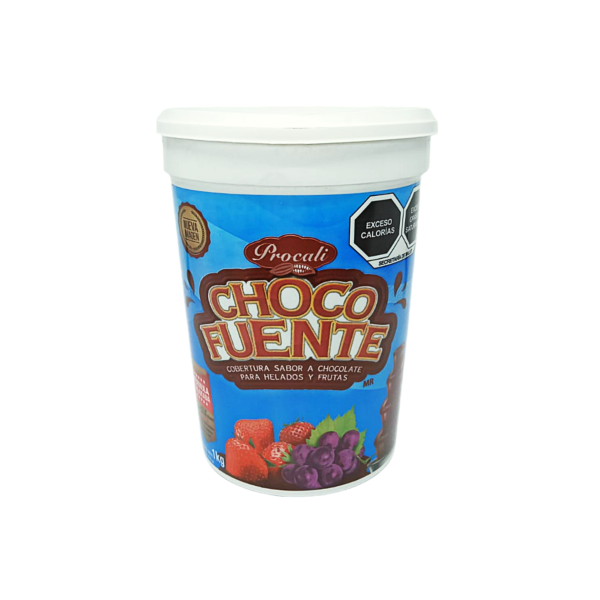 COBERTURA CHOCOLATE PARA HELADO CHOCOFUENTE PROCALI 12X1KG
