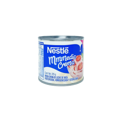 LECHE MEDIA CREMA NESTLE 24X225GR LECHE MEDIA CREMA NESTLE 24X225GR