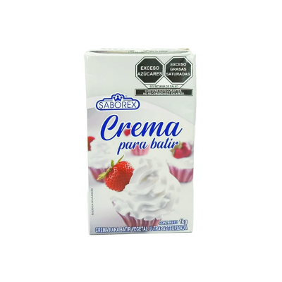 CREMA PARA BATIR SABOREX 12X1LT