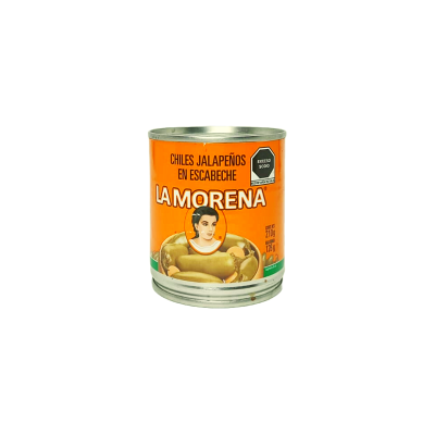 CHILE JALAPEÑOS LA MORENA 48X210GR
