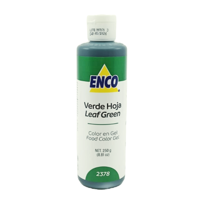 COLOR VERDE HOJA ENCO 250GR