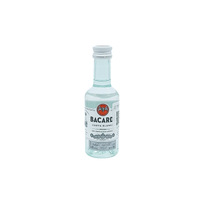 BOTELLA DE PLASTICO MINI BACARDI