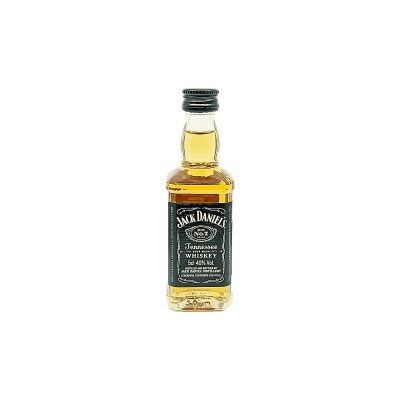 BOTELLA DE VIDRIO MINI JACK DANIELS WHISKY