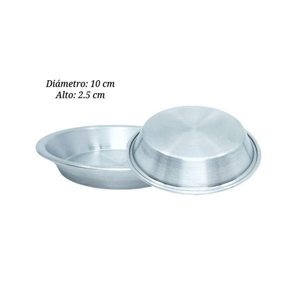 MOLDE PARA PAY 10 CM ALUMINIO GILO