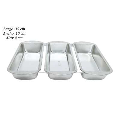 MOLDE PANQUE UNIDO 19X10X4CM 11-537 NATU