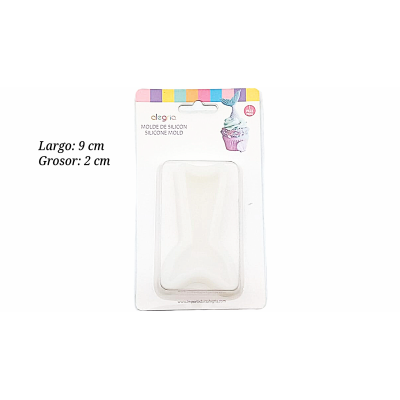 MOLDE SILICON COLA DE SIRENA 5.6X9X2 CM TOL001095