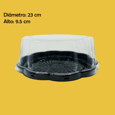 DOMO PARA PASTEL REDONDO 1.5KG 23X9.5CM NEGRO CJ50PZ GUA G50FNE