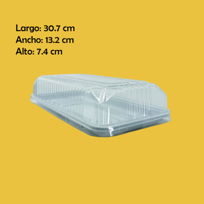 DOMO RECTANGULAR BAJO 1.5KG 30.7X13.2X7.4CM BCO GUA G65MB