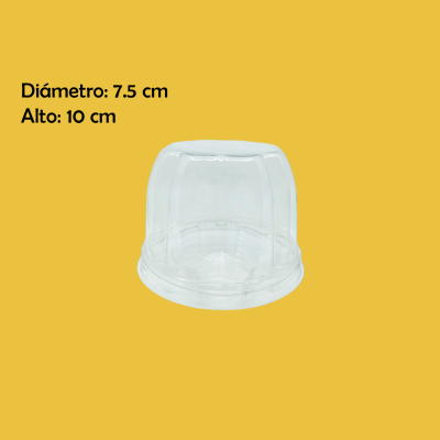 DOMO PARA CUPCAKE INDIVIDUAL 7.5X10CM GUA G