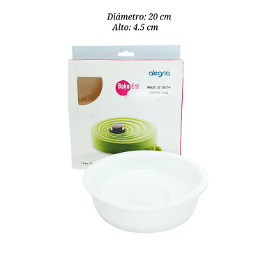 MOLDE SILICON WHITE VAGUE 20X4.5CM SIL00000737